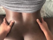 BWC Pounding Black Bubble Butt Doggystyle POV