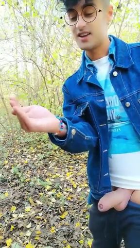 Horny Twink Cums Two Times Onto His Hand and He Let Cum Drip of Cum Messy Hand