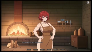 TOMBOY Love in Hot Forge [ Hentai Game ] Ep.4 FEMDOM titjob in the kitchen !