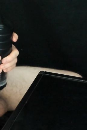 Solo electric masturbator creampie!