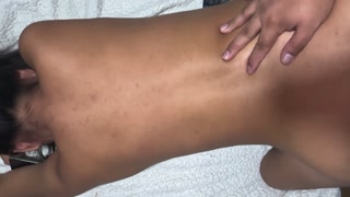 I make him sit and he puts me on four and ends up in my ass (part 2)