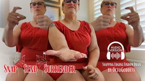 Snap Send Surrender Audio: OctoGoddess Captivating Edging JOI with Financial Submission, Fingernail Fetish, Snapping, Binaural Moans mp3