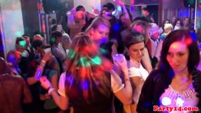 ”Party girls in stockings are naturals at sucking shaft”