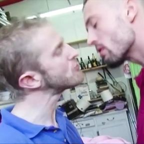 BullDogXXX.com - Cum in the warehouse