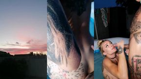 hard video pipe, levrette et facial dans le jacuzzi