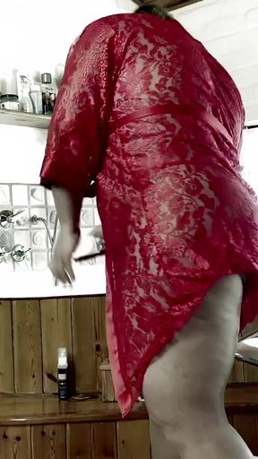 Powerful moment from &quot;Dominatrix Mistress April - Sperm licker&quot;