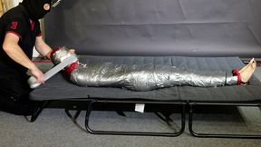 Myxxxy mummyfied in Rainwear