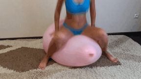 Irene's big pink balloon