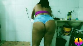 maid did the cleaning and presented the boss with a beautiful video