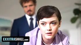 The fresh boss bends the dazed Jade Valentine over the desk and slaps her while she reads a letter