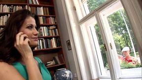 Slutty horny housewife wants gardener dick in her ass