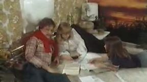 Two teenage sluts polished my dad's dick in 1989