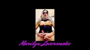 Trans Marilyn Maturbation Smoking Fetish Model Cum