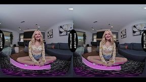 UP CLOSE VR - POV Teen Babe Coco Lovelock Gags on Your Cock and Gets Fucked Doggystyle