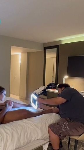 Behind the Scenes - Bts of Melia Avelin and Mrflourish Sex Scene 1