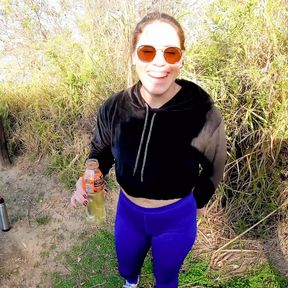 Drinking Pee in the Ecological Reserve of Argentina in Front of Everyone