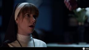 Freeze Porn for Atheists - Redhead Nun Time Stop Facefucked with Cum in Mouth