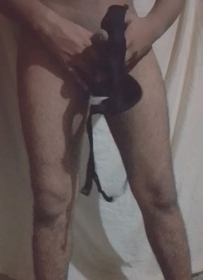 Dick masturbation With Bra