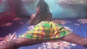 Laying on the Bed Rubbing My Pussy Humping My Hand