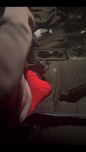 Driving Home From the Gym I Had to Pull Over and Whack My Cock Out!
