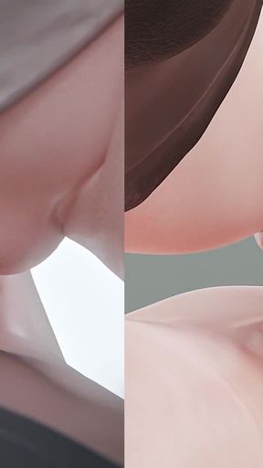 2b Cowgirl in Town with Creampie Dripping Wet Pussy &amp; Risky Outdoor Fuck 3D Porn