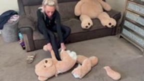 2 teddies loved and destroyed