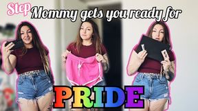 Step-mommy dresses you up for pride MP4