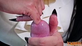 CRUEL SOUNDING &amp_ MILKING WITH LONG NAILS