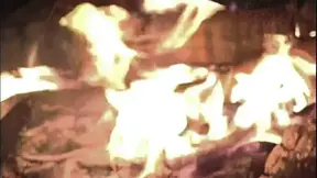 White beauty rides huge black tool