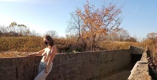 As I Promised, Here Is a Backstage Video Near the Abandoned Tunnel (or Whatever It Is)