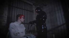 StraitJacket Girl is Gagged, Diapered & Verbally Humiliated
