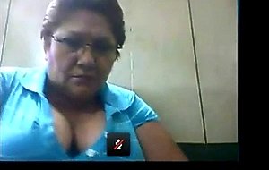 Fat granny webcam