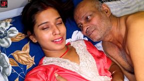 Indian Desi Stepdaughter Explores Wet Slit With Old Man