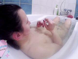 Marvelous Teen Enjoying Bathroom And Exploring Hawt Underwater Body