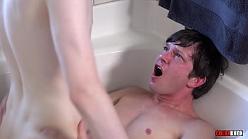 Young Twink Ethan Adams gets Dicked Down RAW in his Bathtub