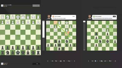Chess pieces get nasty when you learn slow