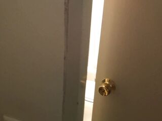 Cuckhold checking on used Hotwife during the time that her lover is in the baths