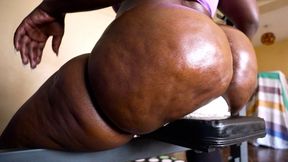 A doll's worst nightmare in a black meaty farting giantess ass