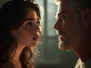 eighteen year old teen cutie banged by 60 year grand-daddy in His car Female groaning real sex Ai generated voice over