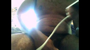 stroking my cock and sniffing panties
