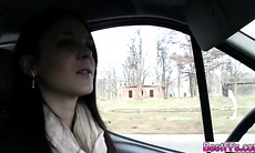 Blonde busty and Horny college bitches gets on the road