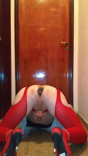 chastity and butt plug