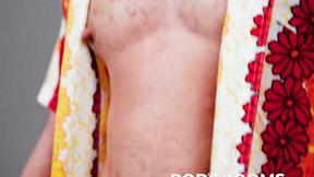 ”Hunk Derek irresistibly kissed Devin in an erotic photoshoot”