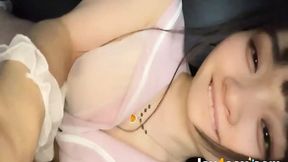 Mature Asian woman devours enormous cock&#x1F32D; following third group sex-date with an innocent-looking young stranger