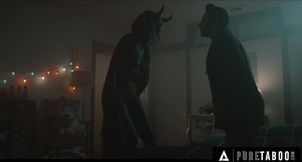 PURE TABOO Six-Breasted Krampus Emerges On Christmas Eve To Feast On Naughty Man's Hard Cock