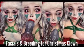Facials and Breeding for the Christmas Clown