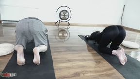 Lexy Karma's Hot Yoga Session with Terry - Deepthroat & Facial