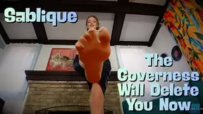 Sablique The Governess Will Delete You Now