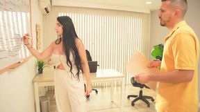 I Test the New Employee by Having Sex to See if He Is Worth Having in My Company
