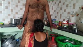 House Wife Suck Neighbour in Kitchen When Husband Not There in Home